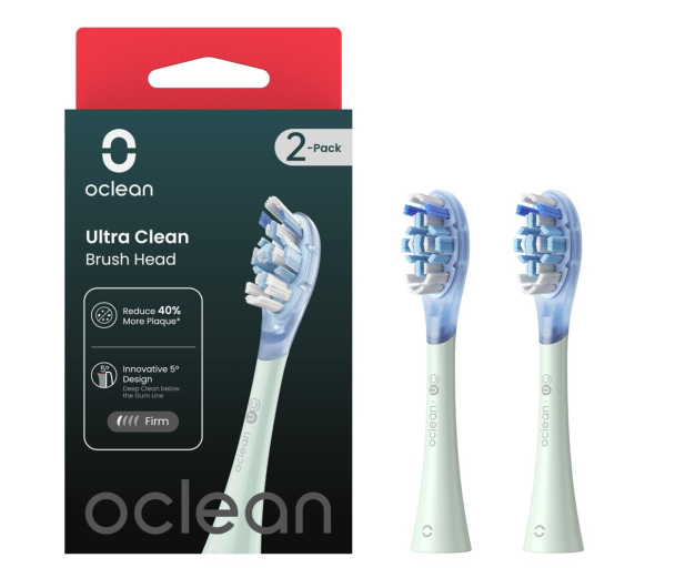 Oclean Końcówki do szczoteczki Ultra Clean UC02 miętowy 2 szt. - 1213183 - zdjęcie